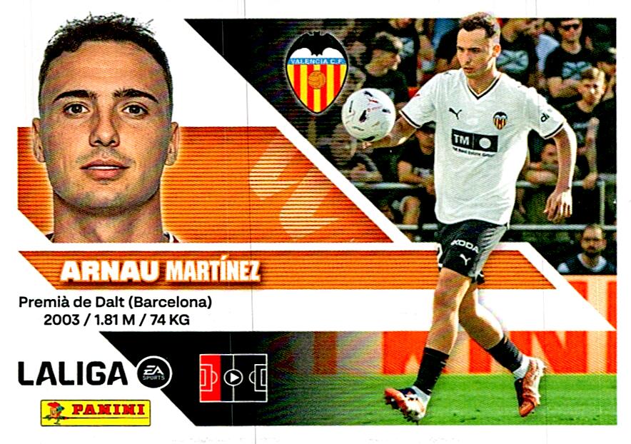 LIGA ESTE 2026/2027 ARNAU MARTINEZ FICHAJE Nº57 CUARTA EDICION