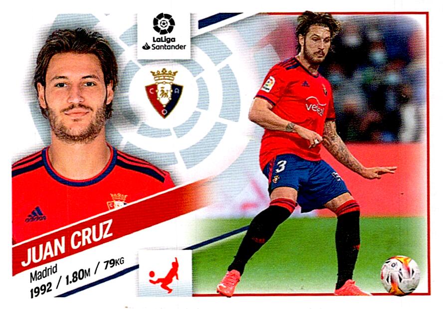 Cromo Liga Este 2022/2023 JUAN CRUZ CA OSASUNA Nº8