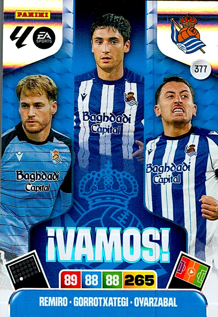 ADRENALYN LA LIGA 2025/2026 REAL SOCIEDAD ¡VAMOS! Nº377