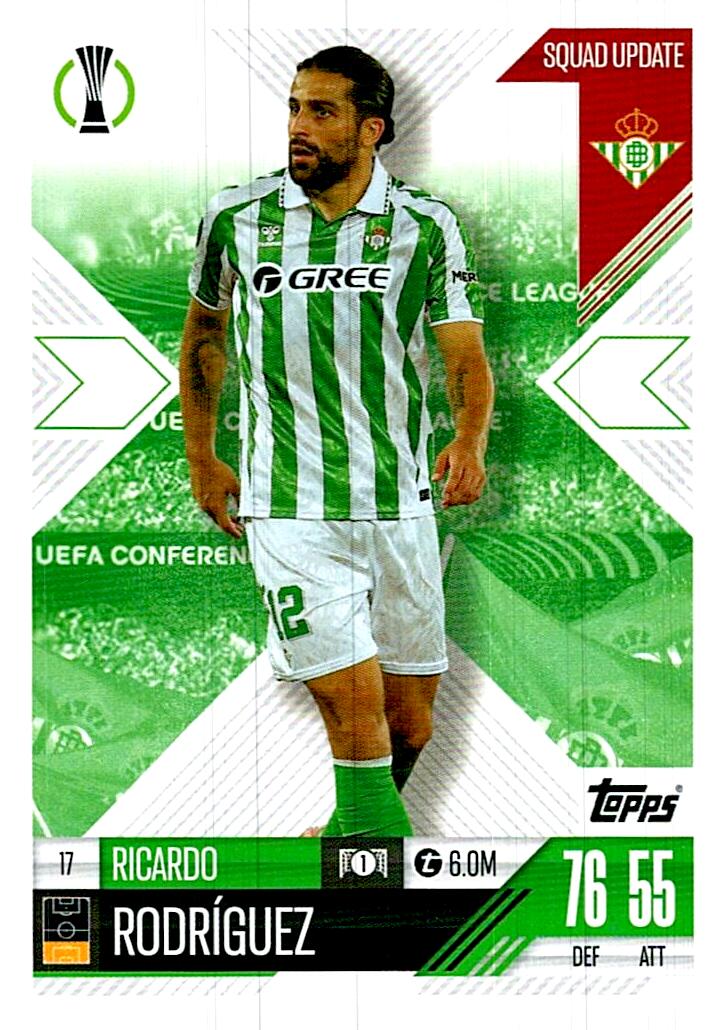 Match Attax Extra 2025 Ricardo Rodríguez nº17