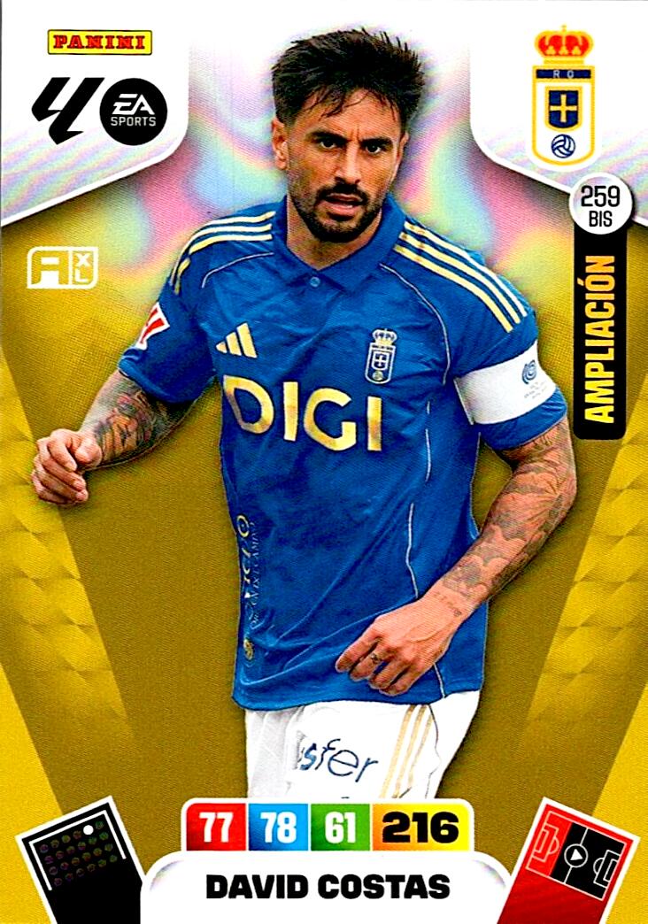 ADRENALYN LA LIGA 2025/2026 DAVID COSTAS AMPLIACION Nº259BIS