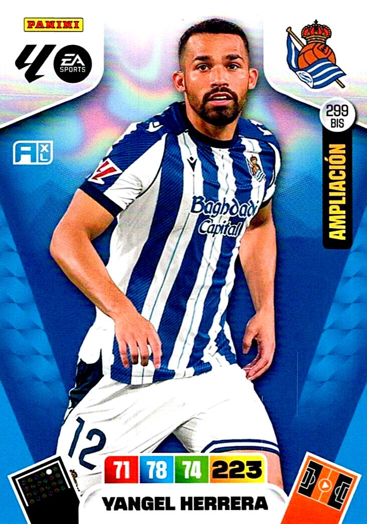 ADRENALYN LA LIGA 2025/2026 YANGEL HERRERA AMPLIACION Nº289BIS
