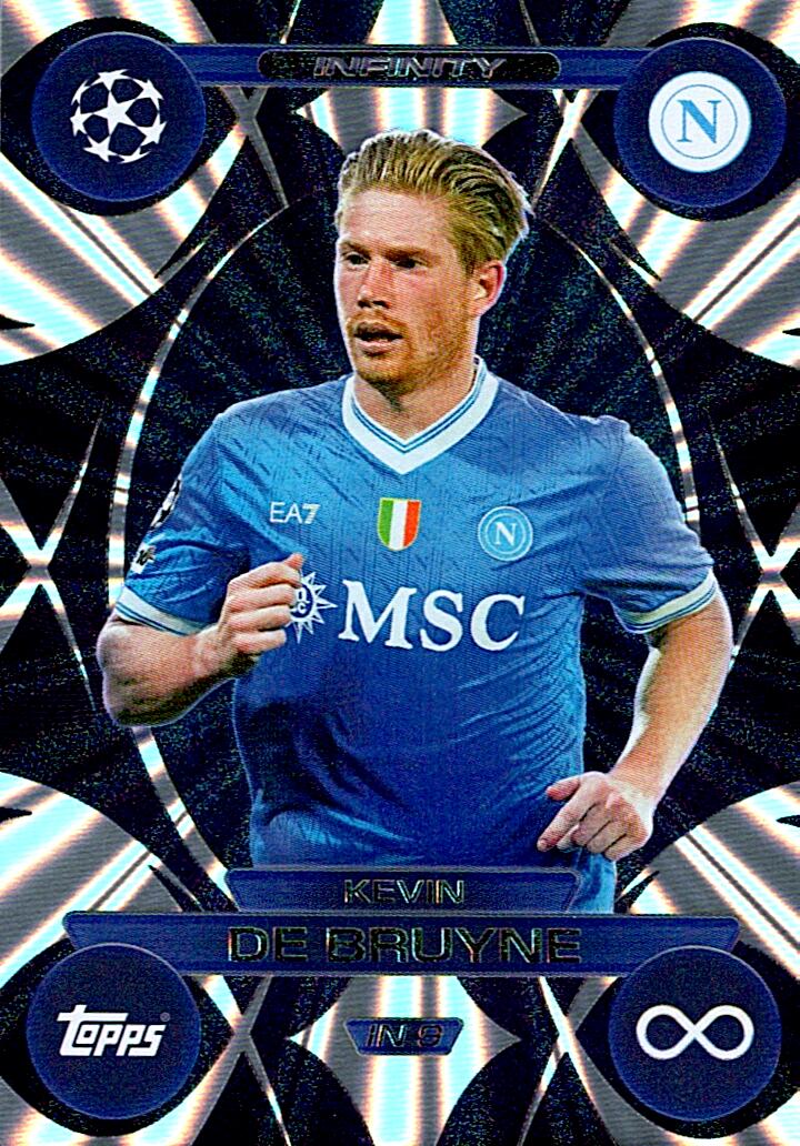 TOPPS MATCH ATTAX EXTRA 2025/26 KEVIN DE BRUYNE INFINITY NºIN9