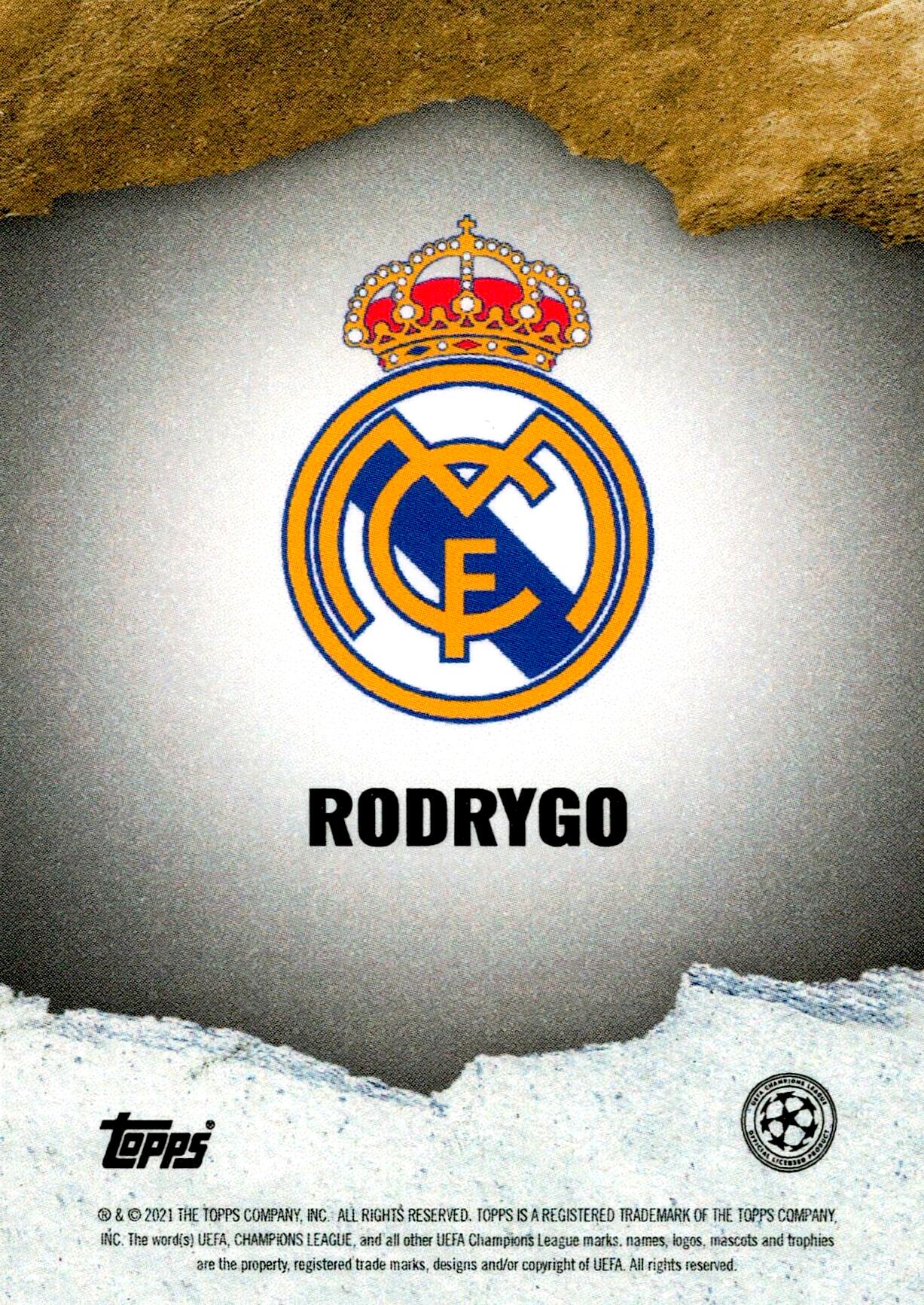 TOPPS UEFA CHAMPIONS LEAGUE 2020/2021 - RODRYGO