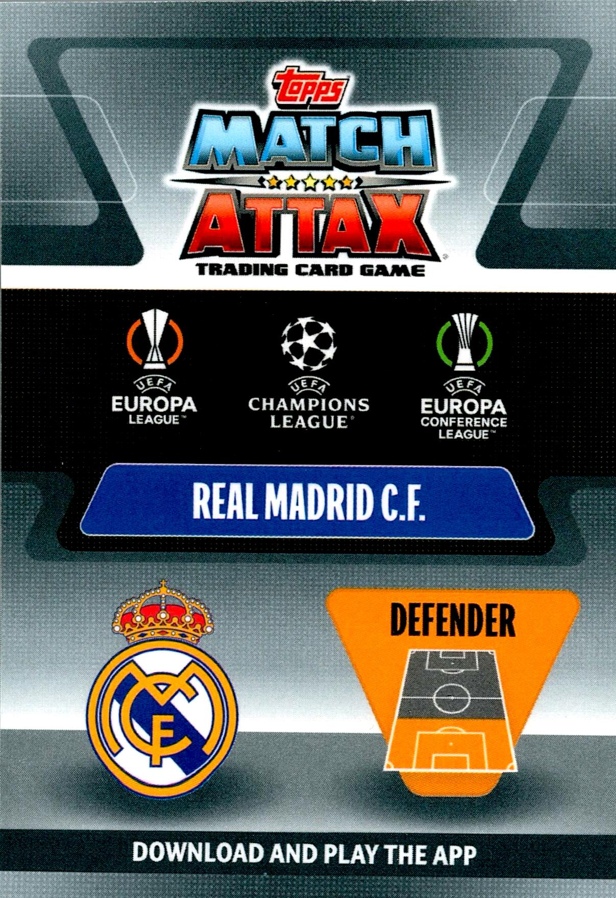 TOPPS MATCH ATTAX 2021/2022 ROBERTO CARLOS Nº198