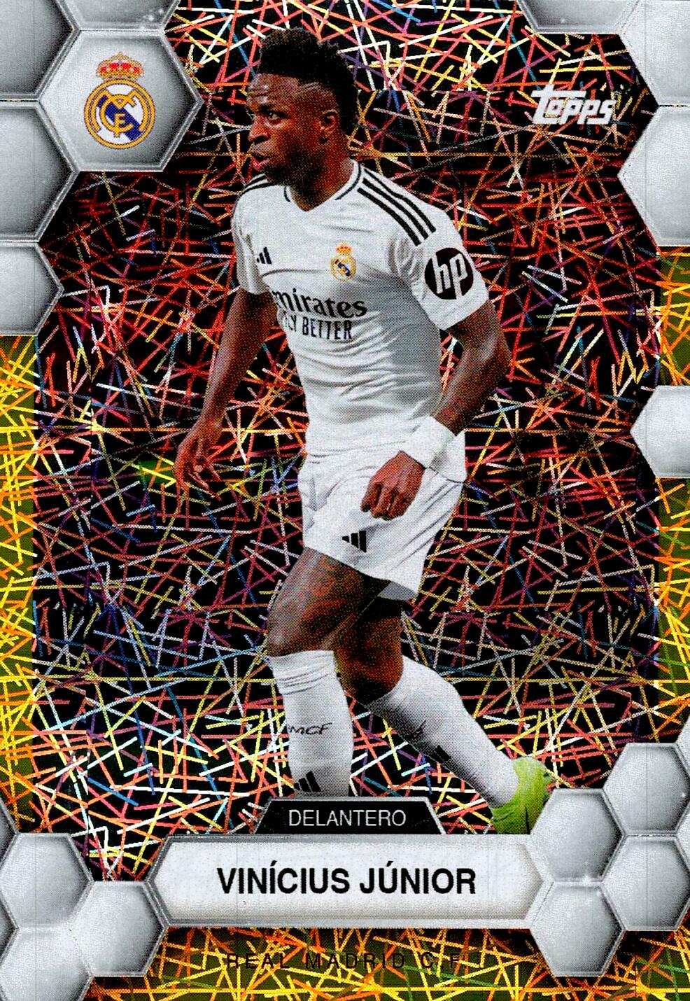 FAN SET REAL MADRID 2024/25 VINICIUS JUNIOR ELECTRIC PARALLEL Nº18