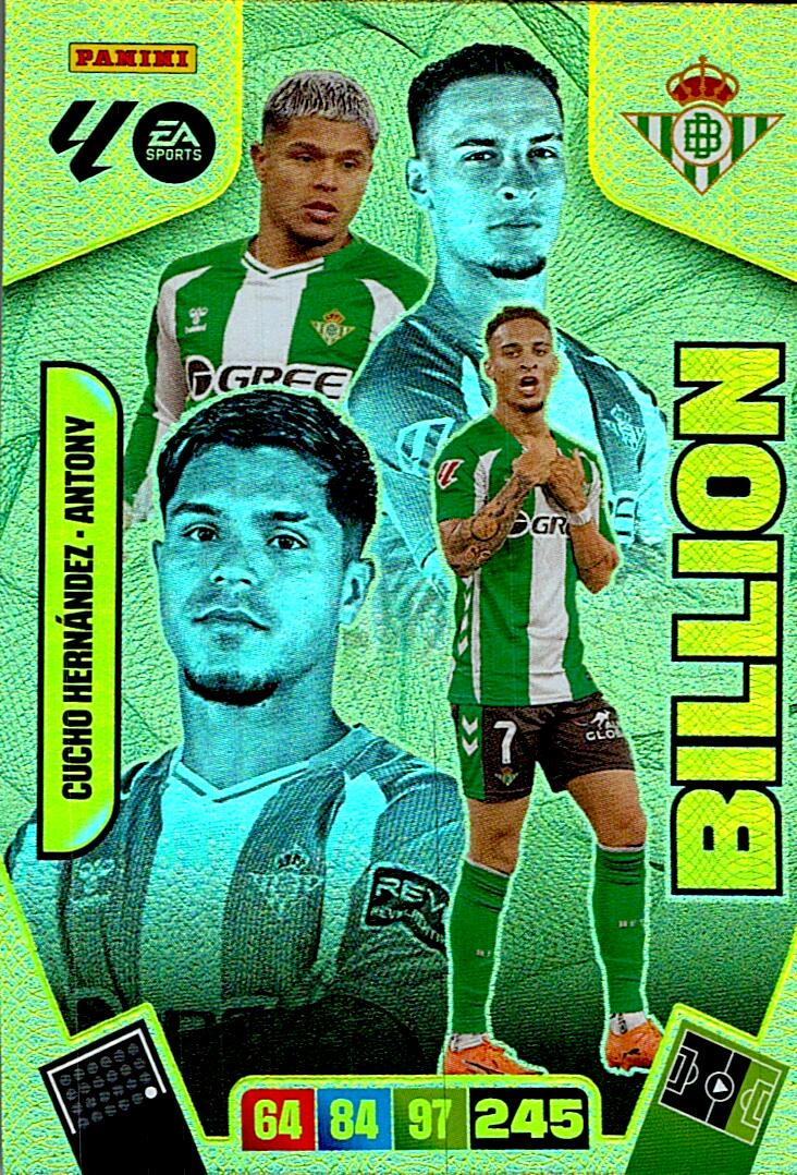 ADRENALYN LA LIGA 2025/2026 CUCHO HERNANDEZ - ANTONY BILLION