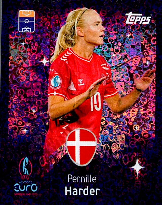 TOPPS WOMEN´S EURO SWITZERLAND 2025 PERNILLE HARDER Nº158