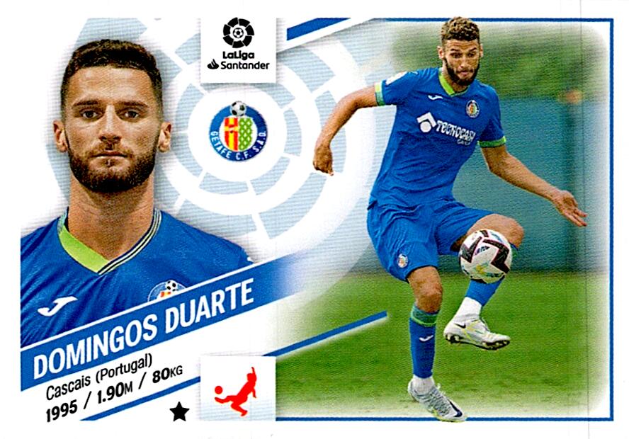 Cromo Liga Este 2022/2023 DOMINGOS DUARTE ULTIMO FICHAJE Nº20 SEGUNDA EDICION