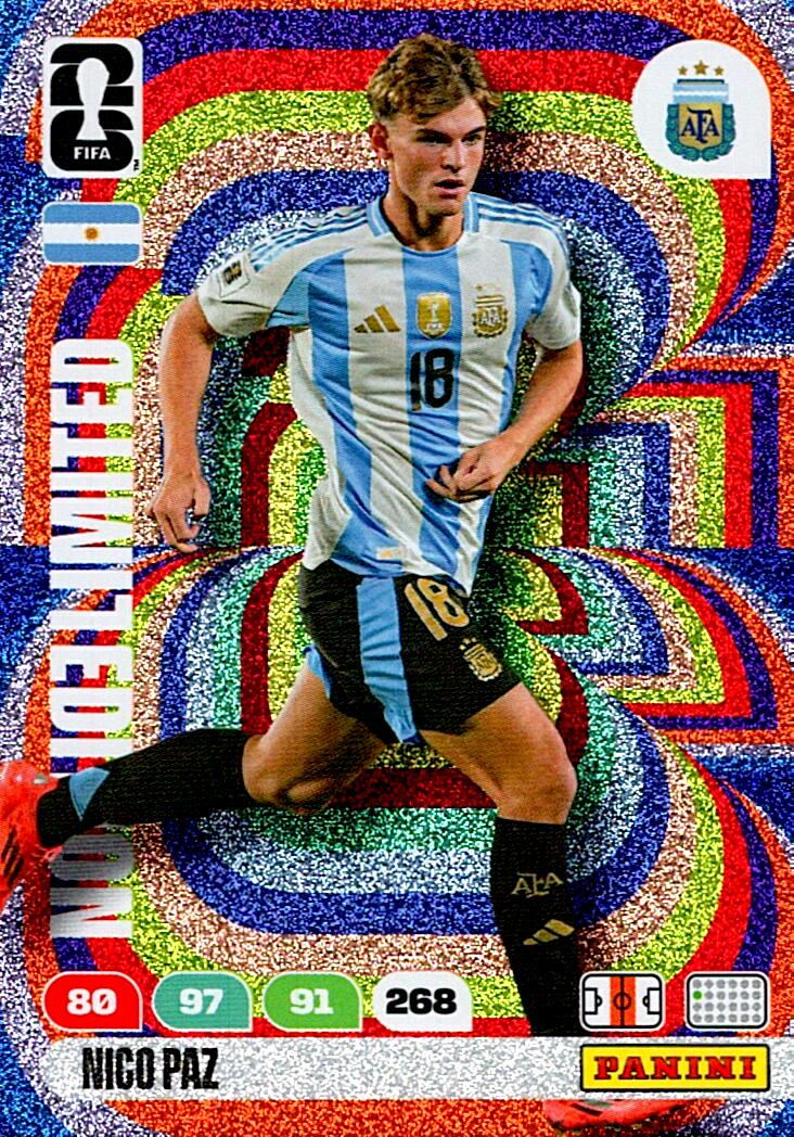ADRENALYN WORLD CUP 2026 NICO PAZ EDICION LIMITADA