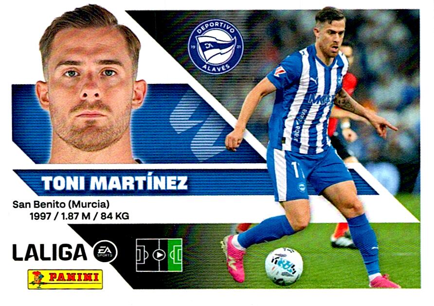 LIGA ESTE 2026/2027 TONI MARTINEZ CD ALAVES Nº19