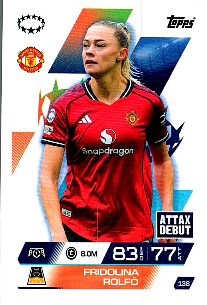TOPPS MATCH ATTAX EXTRA 2025/26 FRIDOLINA ROLFÖ Nº138