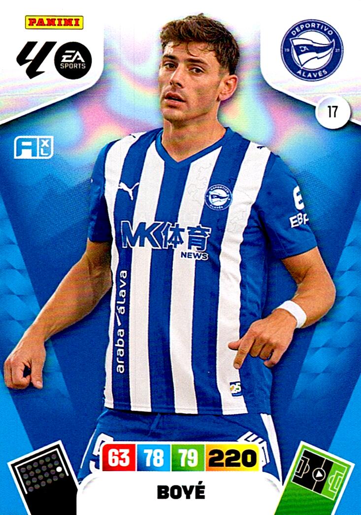 ADRENALYN LA LIGA 2025/2026 BOYE D. ALAVES Nº17