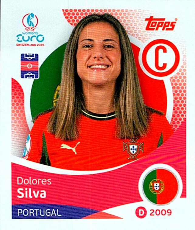 TOPPS WOMEN´S EURO SWITZERLAND 2025 DOLORES SILVA Nº110