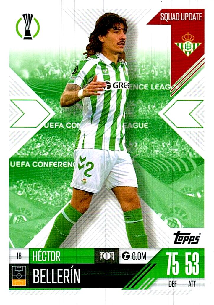 Match Attax Extra 2025 Héctor Bellerín nº18