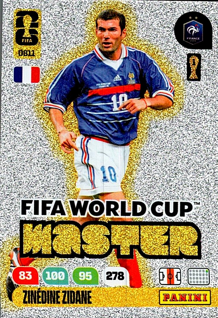 ADRENALYN WORLD CUP 2026 ZINEDINE ZIDANE NºDB11