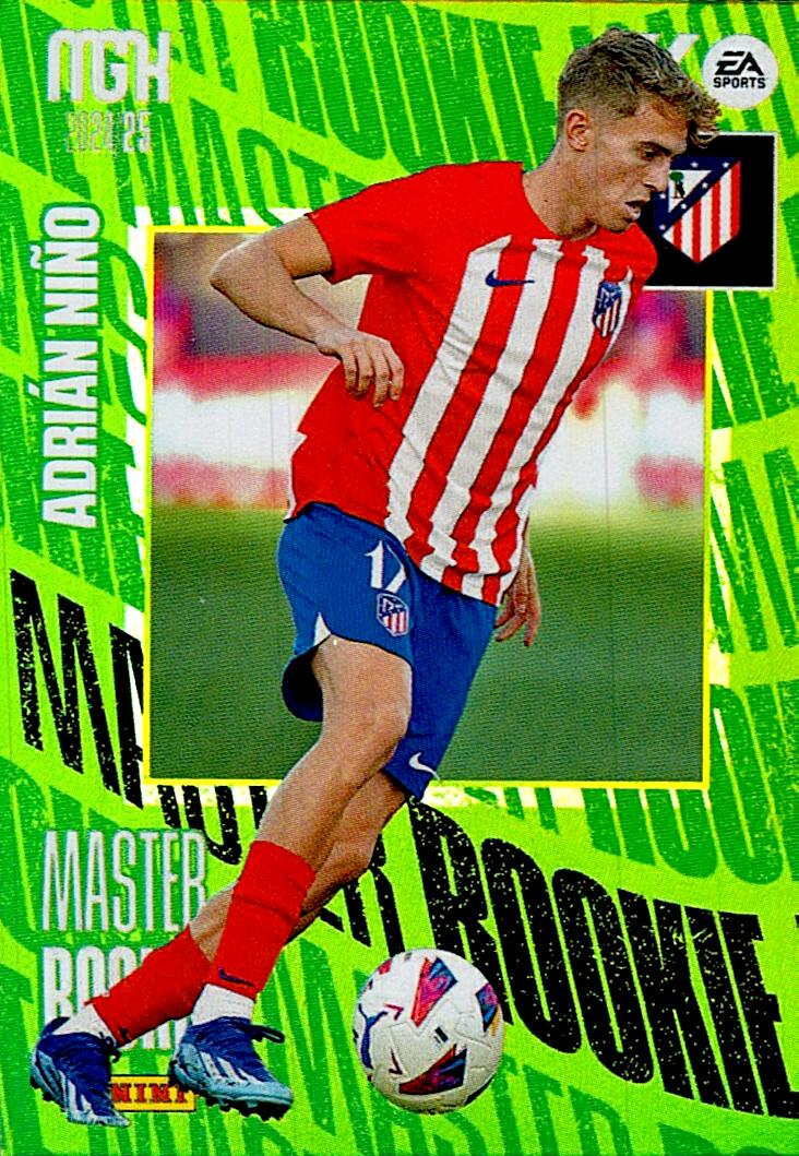 Megacracks 2024/2025 ADRIAN NIÑO MASTER ROOKIE Nº 406