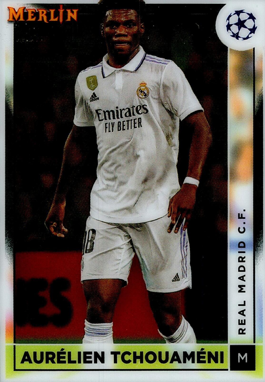 TOPPS MERLIN 2022/2023 TCHOUAMENI 122 REFRACTOR