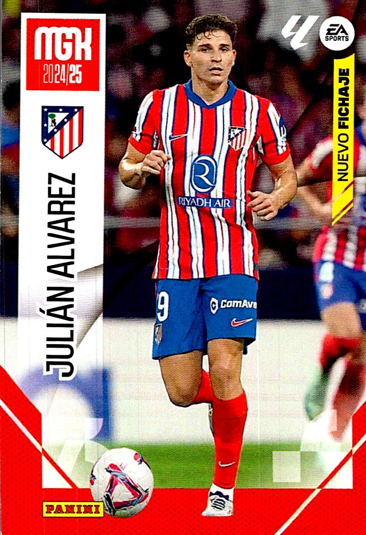MEGACRACKS 2024/2025 JULIAN ALVAREZ NUEVO FICHAJE Nº478 TERCERA EDICION