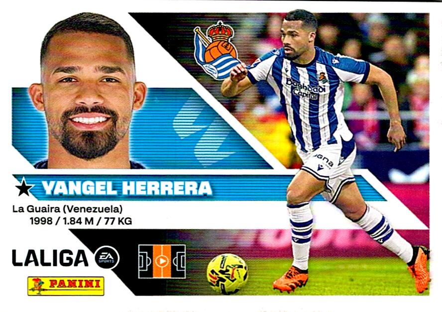 LIGA ESTE 2026/2027  REAL SOCIEDAD YANGEL HERRERA Nº13A