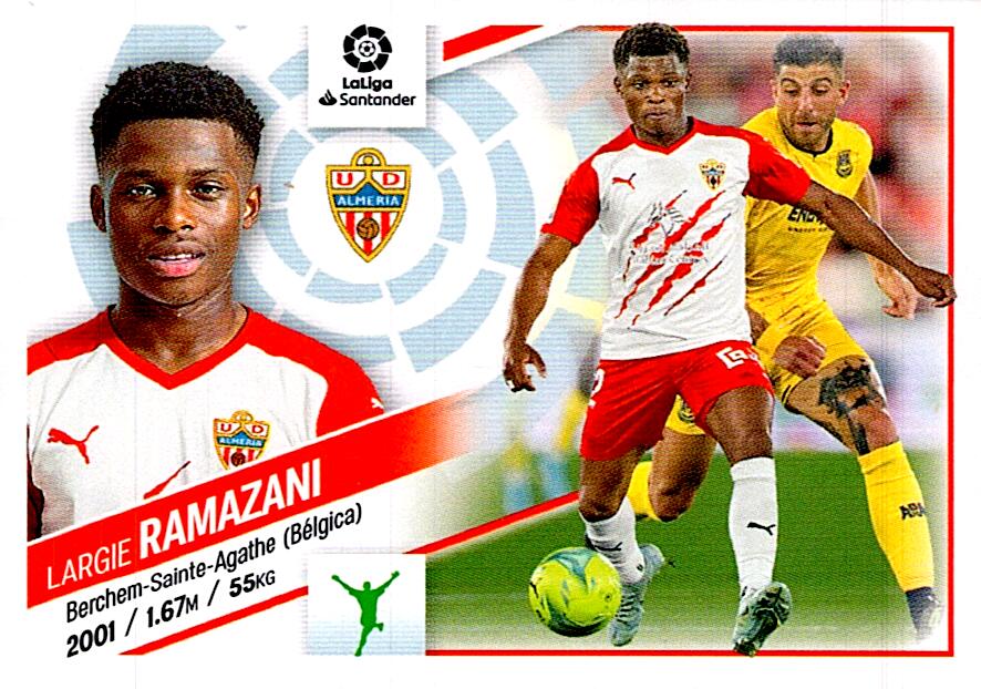 Cromo Liga Este 2022/2023 RAMAZANI ALMERIA Nº18