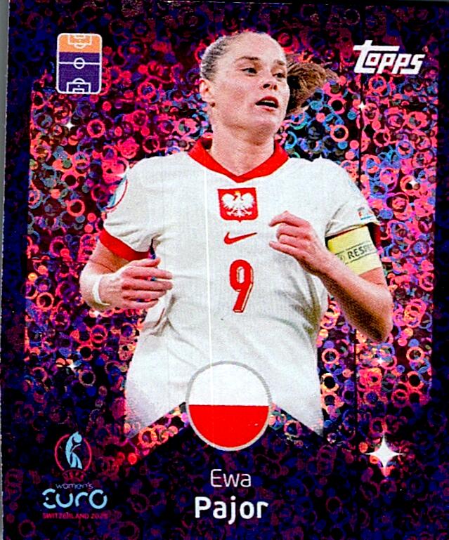 TOPPS WOMEN´S EURO SWITZERLAND 2025 EWA PAJOR Nº159