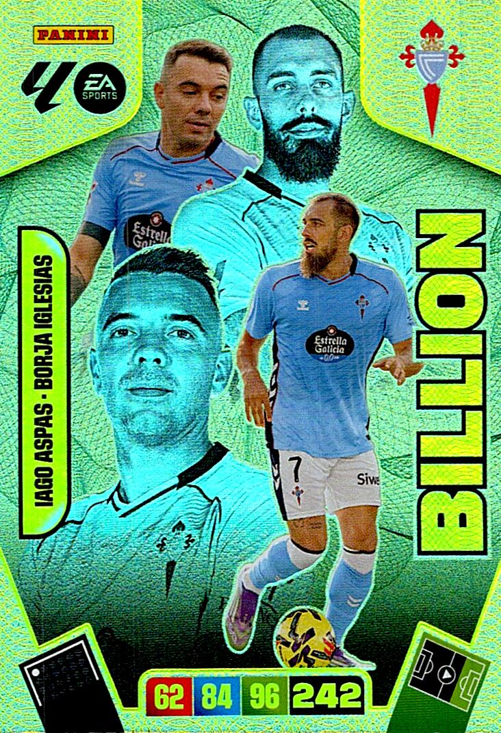 ADRENALYN LA LIGA 2025/2026 IAGO ASPAS - BORJA IGLESIAS BILLION