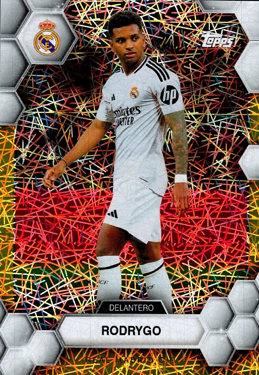 FAN SET REAL MADRID 2024/25 RODRYGO ELECTRIC PARALLEL Nº19