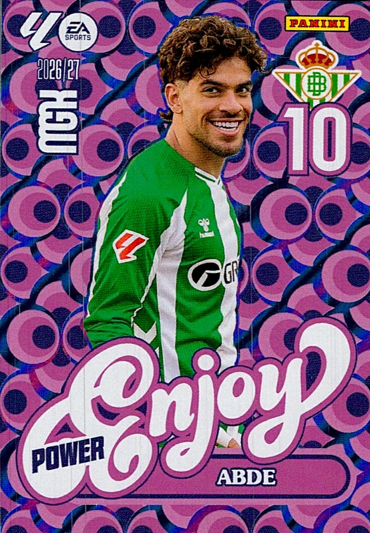 MEGACRACKS 2026/2027 ENJOY POWER ABDE REAL BETIS Nº379P