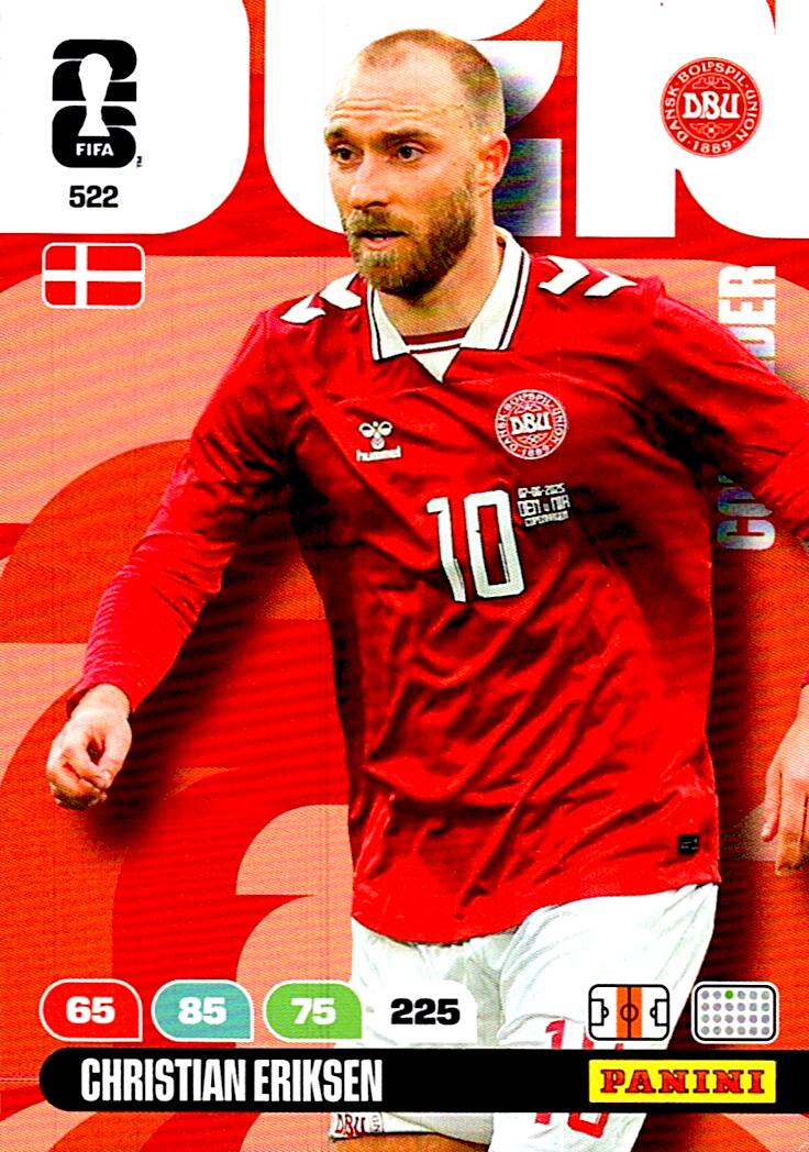 ADRENALYN WORLD CUP 2026 CHRISTIAN ERIKSEN DENMARK Nº522