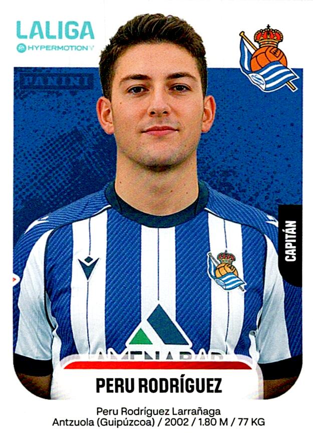 LALIGA HYPERMOTION 2025-26 PERU RODRIGUEZ REAL SOCIEDAD B Nº350