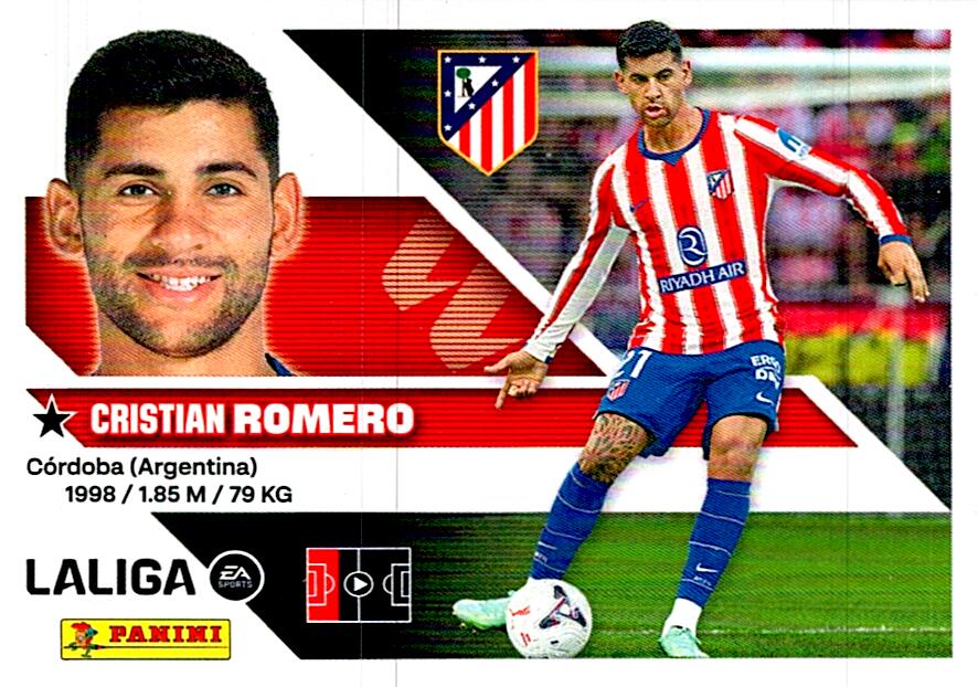 LIGA ESTE 2026/2027 CRISTIAN ROMERO FICHAJE Nº60 CUARTA EDICION