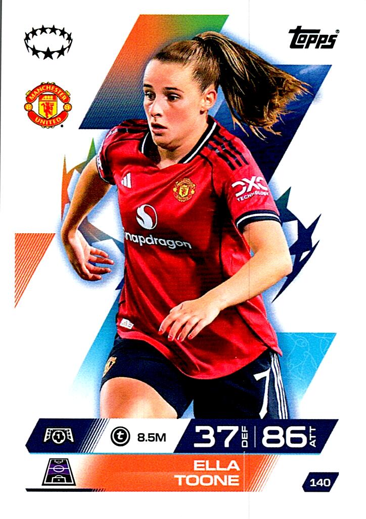 TOPPS MATCH ATTAX EXTRA 2025/26 ELLA TOONE Nº140
