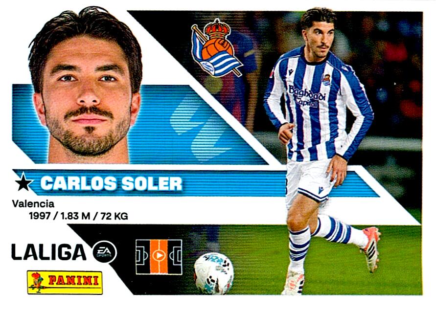 LIGA ESTE 2026/2027  REAL SOCIEDAD CARLOS SOLER Nº14