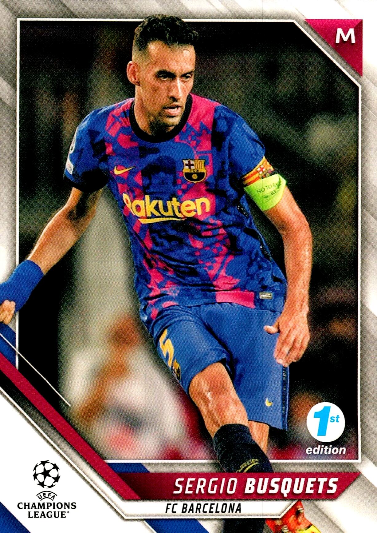 TOPPS UEFA CHAMPIONS LEAGUE 2021/2022 SERGIO BUSQUETS Nº60 1ST