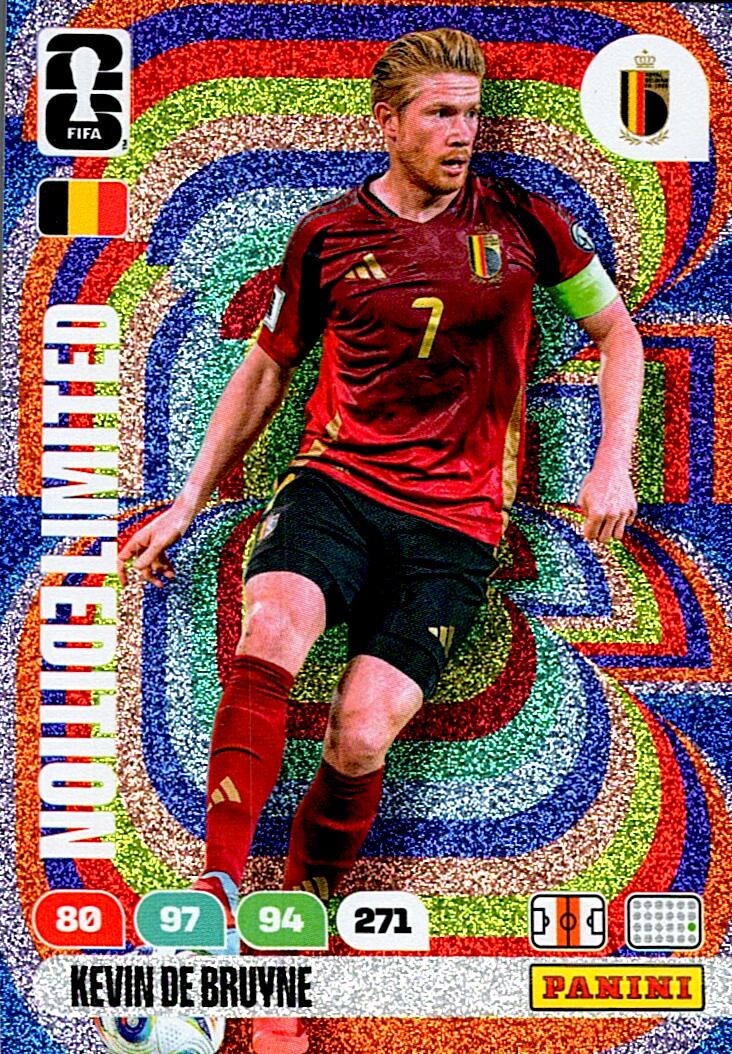 ADRENALYN WORLD CUP 2026 KEVIN DE BRUYNE EDICION LIMITADA