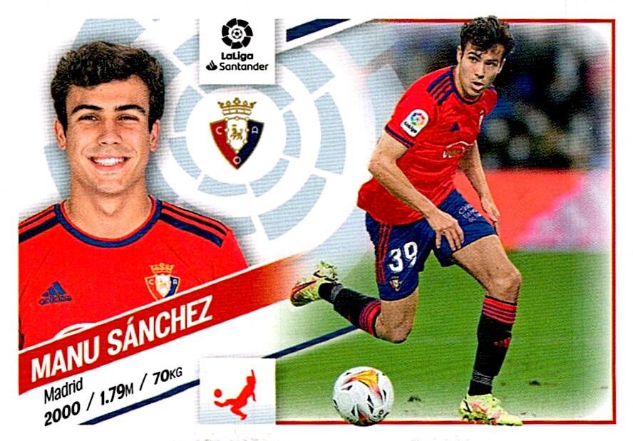 Cromo Liga Este 2022/2023 MANU SANCHEZ CA OSASUNA Nº10