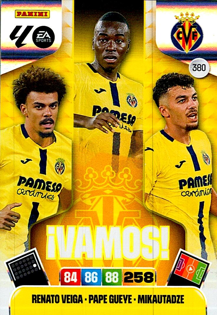 ADRENALYN LA LIGA 2025/2026 VILLARREAL CF ¡VAMOS! Nº380