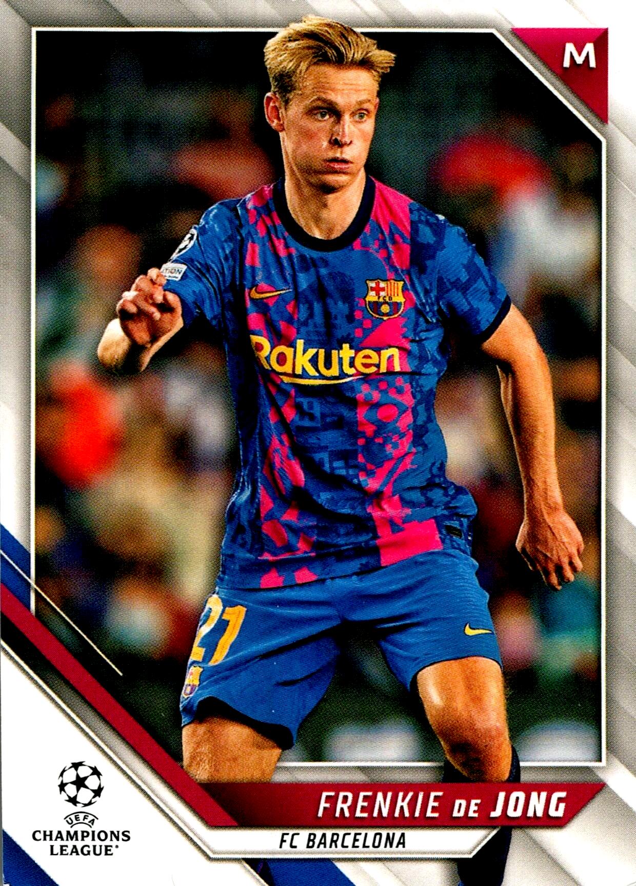 TOPPS UEFA CHAMPIONS LEAGUE 2021/2022 FRENKIE DE JONG Nº8