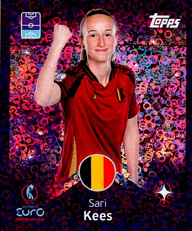 TOPPS WOMEN´S EURO SWITZERLAND 2025 SARI KEES Nº160