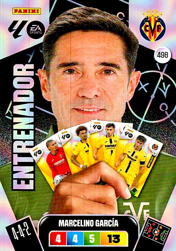 ADRENALYN LA LIGA 2025/2026 MARCELINO GARCIA ENTRENADOR Nº498