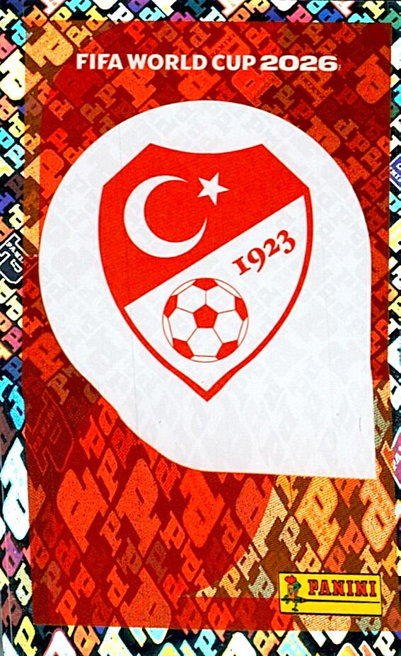 STICKERS FIFA WORLD CUP 2026 ESCUDO NºTUR 1