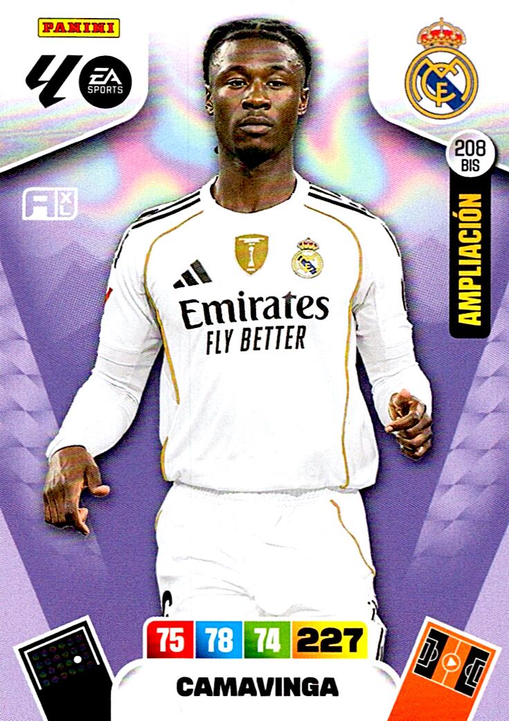 ADRENALYN LA LIGA 2025/2026 CAMAVINGA AMPLIACION Nº208BIS