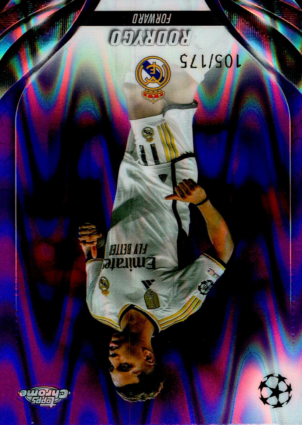 TOPPS CHROME 2023/2024 RODRYGO Nº168 NUMERADA /175