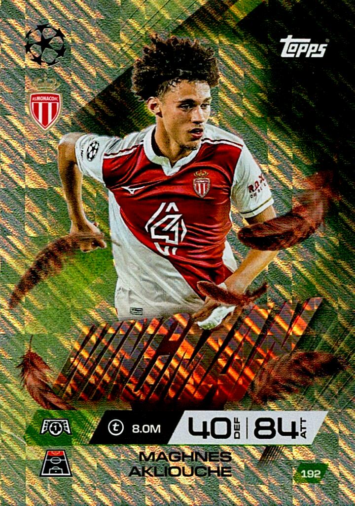 TOPPS MATCH ATTAX EXTRA 2025/26 MAGHNES AKLIOUCHE WINGMAN Nº192