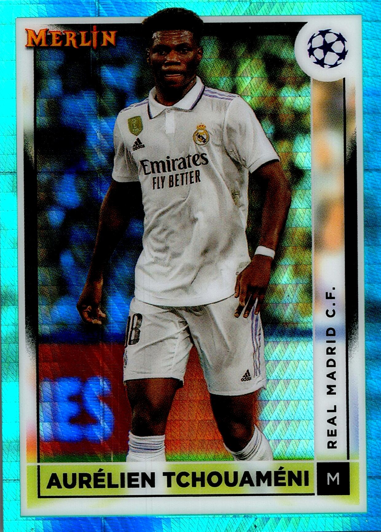 TOPPS MERLIN 2022/2023 TCHOUAMENI 122 AQUA
