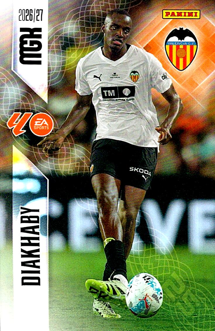MEGACRACKS 2026/2027 DIAKHABY VALENCIA CF Nº347