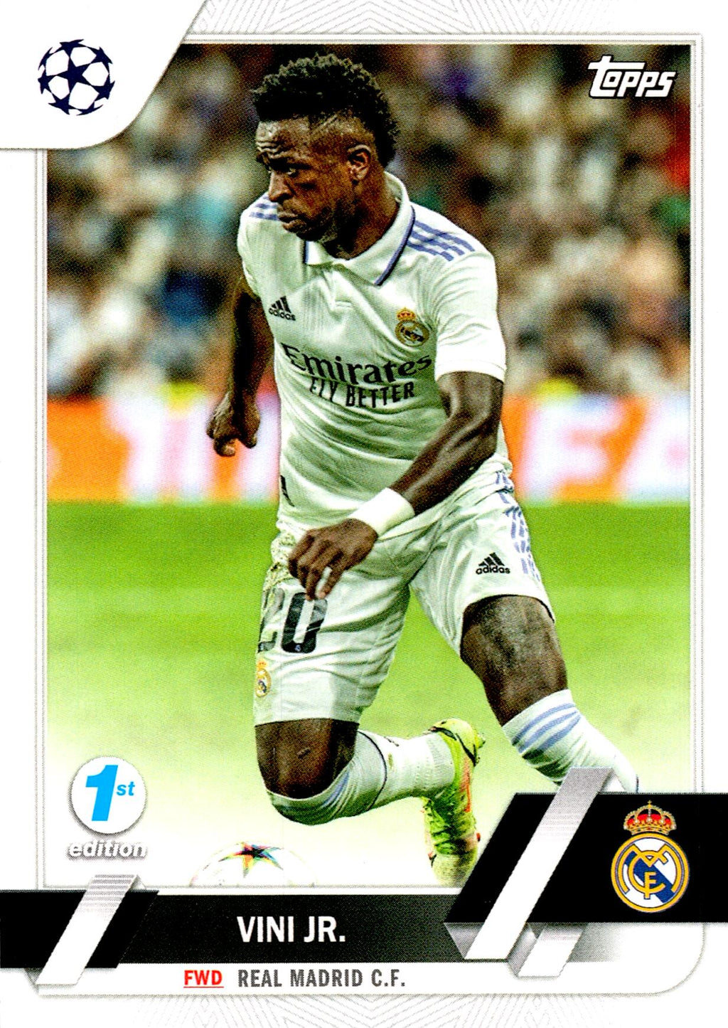 TOPPS UEFA CHAMPIONS LEAGUE 2022/2023 VINI JR. Nº20 1ST EDITION