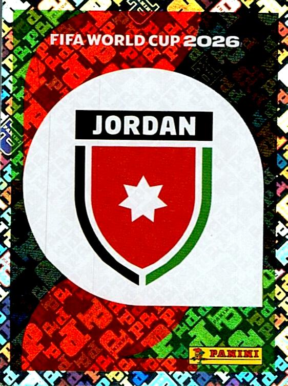 STICKERS FIFA WORLD CUP 2026 ESCUDO NºJOR 1