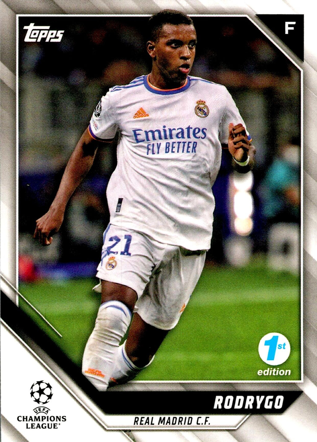 TOPPS UCL 2021/2022 RODRYGO Nº94 1ST EDITION